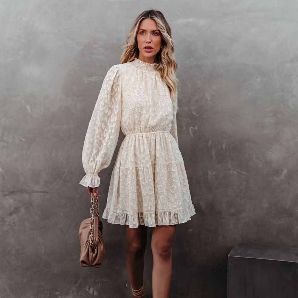 PIROUETTE TEXTURED DRESS - WORN ONCE